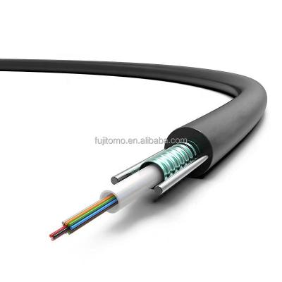 China Telecom communication fiber optic cable outdoor aerial price per meter for GYXTW GYFTY GYTA 4 core 8 core 8 core fibra hibrida hibrida cable G652D for sale