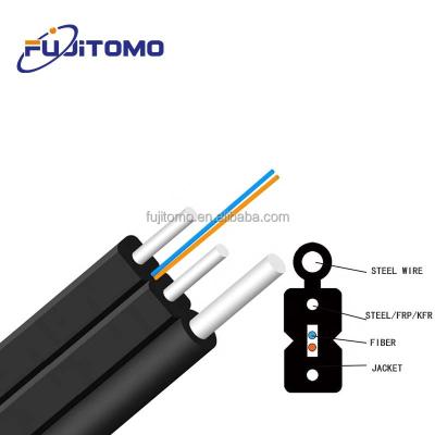 China LSZH 1 Core 2 Core 3 Core 2 Core 3 Steel Wire G657A G657A2 G657A1 Steel Wire Indoor Outdoor Flat Type Factory Price OEM Fiber Optic Drop Cable LSZH 1 ftth Interface Cable for sale