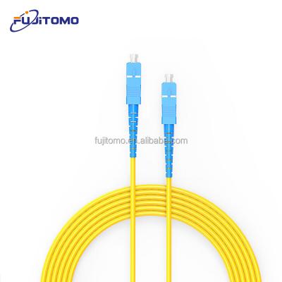 China FTTH FC Fiber Optic Patch Cord SC LC Single Mode St UPC Simplex 3.0mm SC UPC Patch Cord for sale