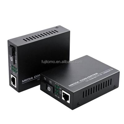 China FTTH FTTxFTTB Network Media Converter 10/100M 1310nm/1550nm 1rj45 Port Fiber Optic Media Converter for sale