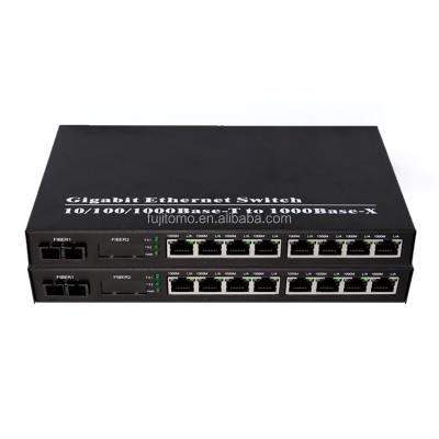 China FTTH FTTxFTTB Network 1fiber 8rj45 Ethernet Media Converter Factory direct 1fo 8 port fiber optic media converter for sale