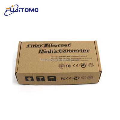 China fiber optic transmission gigabit media converter 1fiber port 2rj45 10/100/1000M fiber 1000Mbps switch media converter for sale