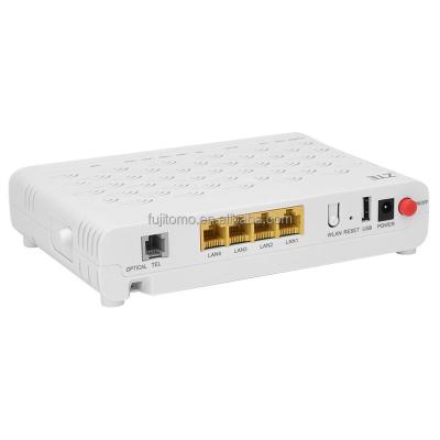 China FTTH network ZTE f460 onu modem V4.0 v5.0 version fireware 4 lan port+1voice post+USB 2.4G fibra optica English ZTE ONU for sale