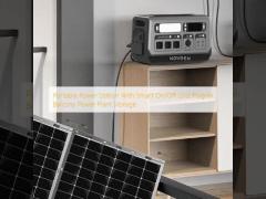Portable Power Station With Smart On/Off Grid Plug-In Balcony Power Plant Storage