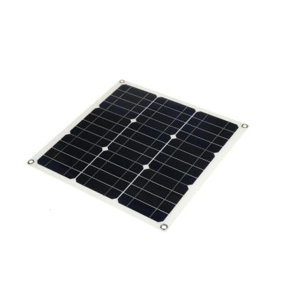 China High Quality 20W 25W Flexible Solar Panel Kit With 2 USB Charger 158.75mmx158.75mm for sale