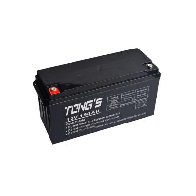 China Solar Powered System 12Volt 150Ah Deep Cycle Lead Acid Battery For Home Solar System for sale