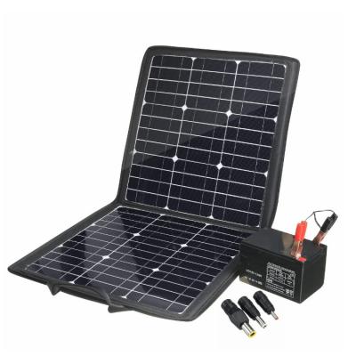 China TYL 50W Solar Panel Home Portable Charger with 5V/12V USB Dual DC Output Waterproof for sale