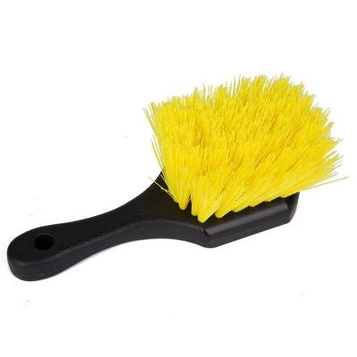 China PP PP material microfiber auto wheel brushes vehicle truck brush car wash wheel brush for sale