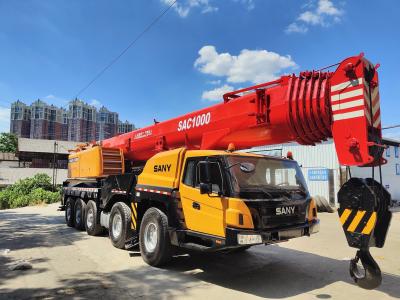 China Sany 1000S All Terrain Hydraulic Crane Energy Efficiency With 64 Meters Main Arm for sale