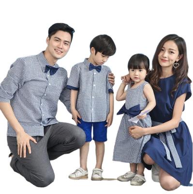 China Washable Girls' Dress Online Shopping Family Set Clothes For Father And Mother Family Clothing Sets Family Clothing Set for sale