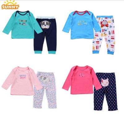 China 2018 Autumn-summers long sleeve baby clothing set with beautiful lace for sale