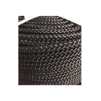 China Hot Selling High Tensile Strength 8/16/24/32 Marine Nylon Polyester Rope High Braided Rope for sale