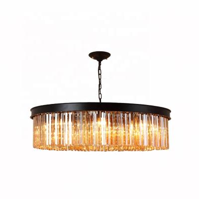 China Large Modern Rustic Modern Rain Sphere Ball Around Crystal Chandelier for sale