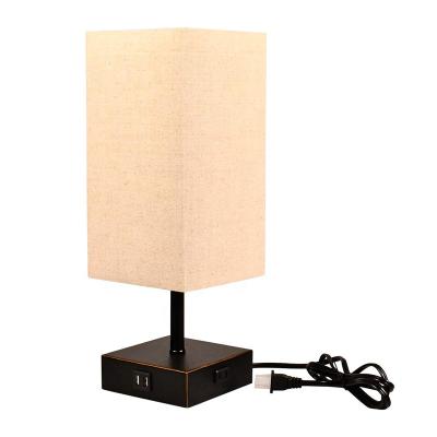 China Hotel Residential Modern Led Table Light Night Reading Lighting Touch Control Bedside Lamp for sale