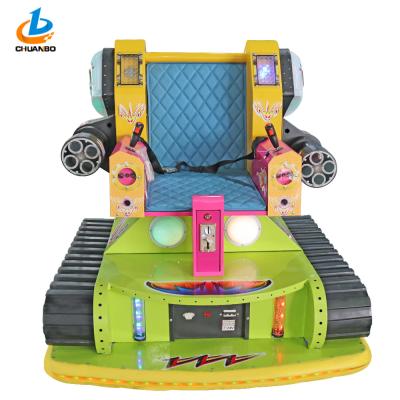 China Tank Simulator Colorful Arcade Game Machine , Children's Amusement Park Rides for sale