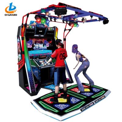 China Electronic Dance Coin Operated Game Machine 3D Engine Dance Fame Advanced Mode for sale