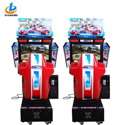 China Manual Racing Arcade Machine /  Car Driving Arcade Machine Three Game Modes for sale