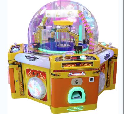 China Kids Coin Operated Candy Arcade Machine Multi Players Colorful Lights for sale