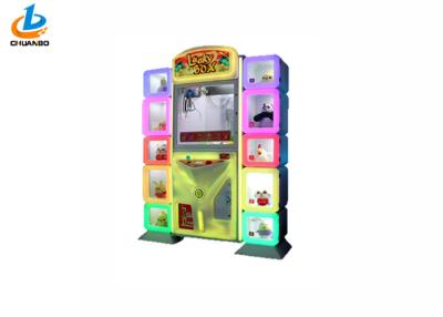 China Acrylic 160W Lucky Box Claw Crane Machine / Toys Catch Gifts Vending Machine for sale