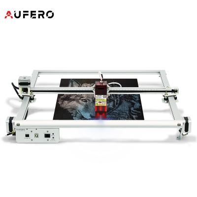 China AUFERO 39x39cm Air Cooled /Bamboo/Leather Desktop Wood Engraving CNC DIY Laser Engraving Machine with Good Price Fast Delivery in Stock for sale