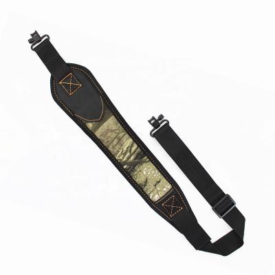 China Lightweight ALPHA camouflage gun sling with swivels, anti-slip adjustable shoulder padding strap for gun, swivels tested to 250 lbs for sale