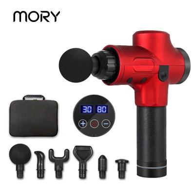 China Mory Tissue Vibrate Muscle 6 Multi Function Multi Function Modern Design Mory Tissue Vibrate Muscle Product Body Guangdong 30 Speed ​​Led Massager Portable Gun for sale