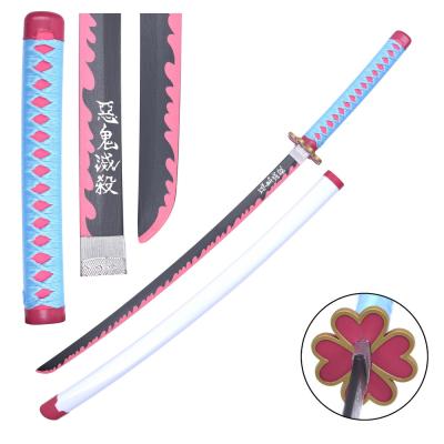 China Wholesale Popular Japan Blade Demon Slayer Kanroji Mitsuri Anime Bamboo Sword for cosplay for sale