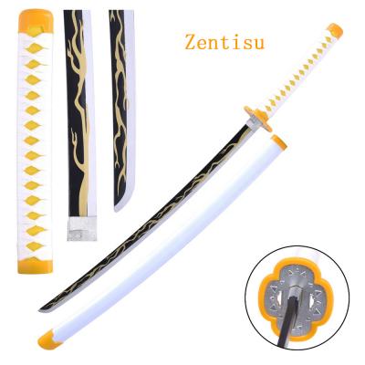 China Wholesale Popular Japan Blade Demon Slayer Agatsuma Zenitsu Anime Bamboo Sword for cosplay for sale