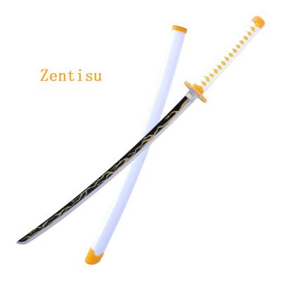 China Demon Slayer Japan Popular Wholesale Bamboo Crafts Bamboo Blade Anime Blunt Swords for sale