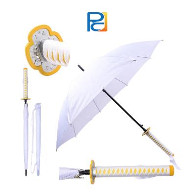 China Japan Demon Slayer Agatsuma Zen'itsu Anime Umbrella for cosplay for sale