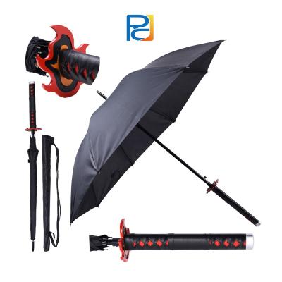 China Japan Demon Slayer Kamado Tanjirou Anime Umbrella for cosplay for sale