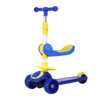 China Kids Bike Kids Bike Kids Seated Scooter 2 In 1 Three Wheels Kids Scooter for sale