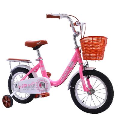 China Children Bike Kids Bike New Arrivals 14/16/18 Inch Girl's Princess Kids Balance Bicycle With Basket for sale