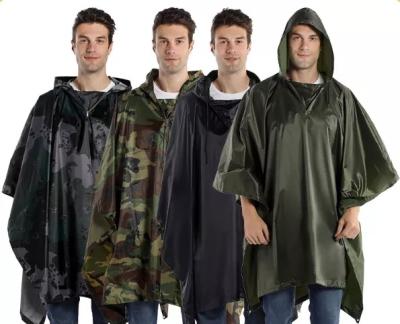 China 100% PU Poncho Raincoat Waterproof Rain Poncho /Windproof/Eco-friendly/Durable/Soft For Adult for sale