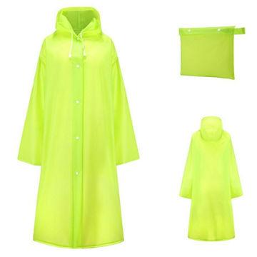 China Reusable EVA Raincoat Poncho Raincoat With Sleeves Beam Thickened Bachelorette Rainwear For Adult Men And Women for sale