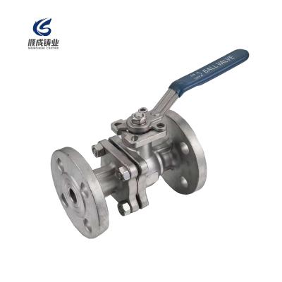 China General Hot Sale JIS 2 SS316/304 Flange Ball Valve PC Stainless Steel Flange Ball Valve for sale