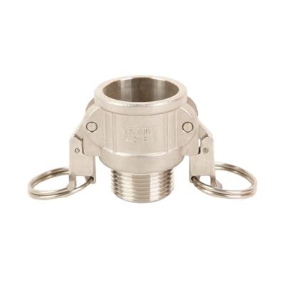 China Pipe lines connect type B 304 stainless steel china supplier camlock coupling lock camlock x female auto male pipe NPT for sale