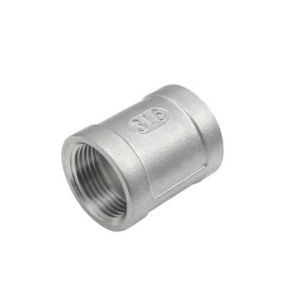 China Stainless Steel 304 / 316 Stainless Steel NPT Threaded Sanitary SS316 Coupling Pipe Fittings Plug Banded for sale