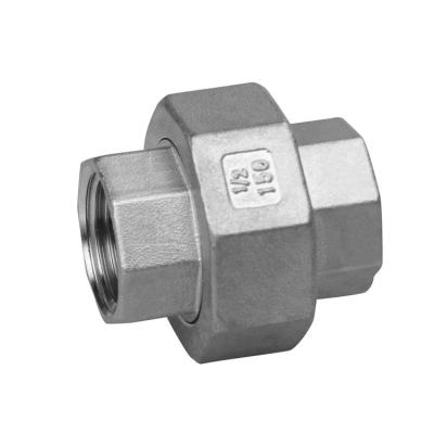 China Pipe Lines Connect CU-F/F-Z Stainless steel304 Union China Supplier Cast Stainless Steel Pipe Fittings Union 1/4