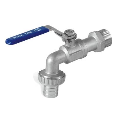 China Factory price stainless steel garden bibcock general ball valve 3/8