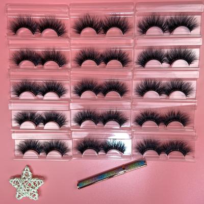 China Lashes3d private label 25mm mink eyelashes high quality seller natural soft wholesale bulk 3d mink eyelashes for sale