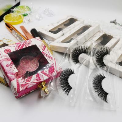 China Natural Soft Tapered Silk Lash Eyelashes Fake False Eyelashes 3D Private Label Beauty Faux Mink Lashes for sale