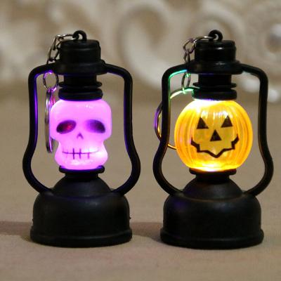 China Fashional Souvenir Gifts Fashion Wholesale Popular High Quality Custom Soft Head PVC Halloween Popular Key Chain Pendant Lantern Horror for sale