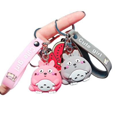 China Promotion Gift Hot Selling Soft PVC My Neighbor Totoro Key Chain In Stock Number Key Chain For Women for sale