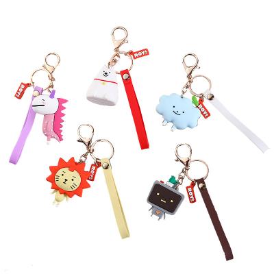 China Key Chain Bag Key Chain Cartoon Cloud Cute Dog Designer With Metal Rubber Keychains for sale