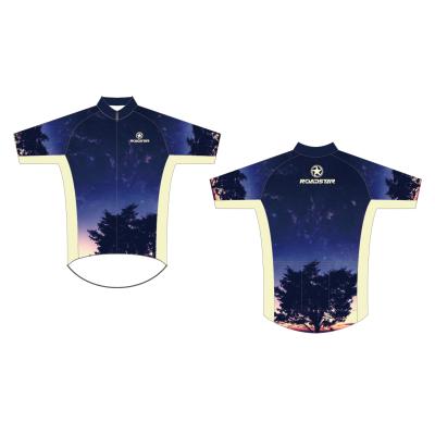 China High Quality Breathable Men Custom Design Breathable Quick Dry Half Sleeve Sublimation Cycling Tank Top for sale