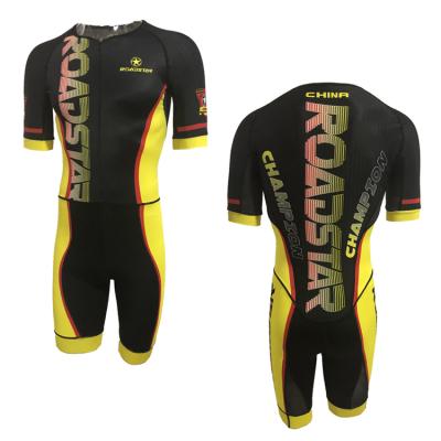 China Quick Dry OEM Duty Shorts Breathable Sleeve With Heavy Duty Cut Out Speed ​​Skating Suit for sale