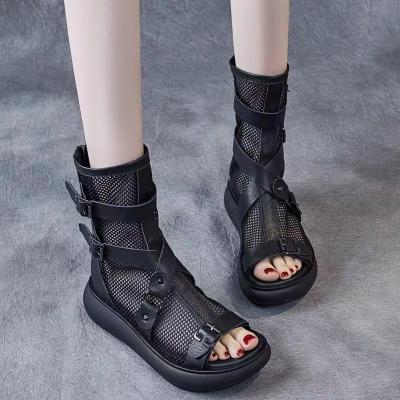 China Fashion Trend China Supplier Sandals Boots Shoes For Women Platform Shoes for sale