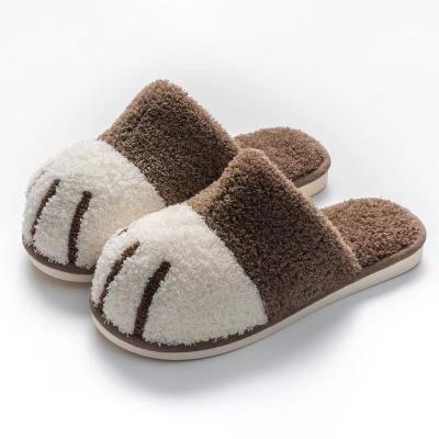 China Fashion trend the new 2021 lovely animal design fall/winter non-slip indoor slippers for women for sale