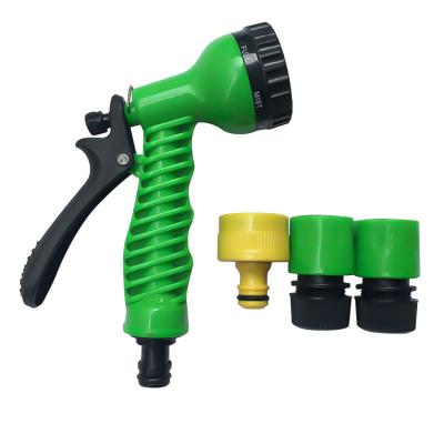 China Variable Spray Patterns Multifunctional High Pressure Water Gun For Retractable Hose 7 Adjustable Watering Modes Nozzle For Pet Garden Lawn Wash Station for sale